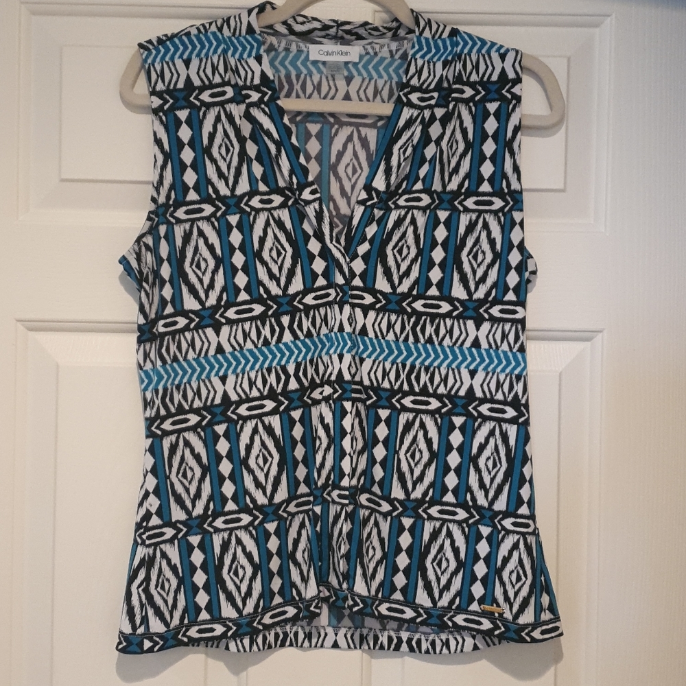 CK Tribal Print Top